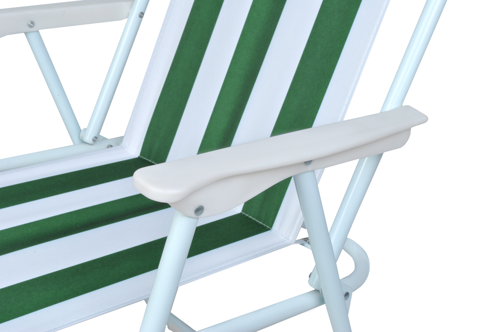 Angelstuhl Silla de Camping con reposapi/és Color Azul
