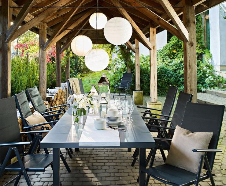 Alu Klappstuhl Gartenstuhl Campingstuhl Hochlehner klappbar verstellbar